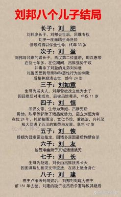 为何刘邦的儿子大都不得好死?刘邦的儿子哪个当了皇上?