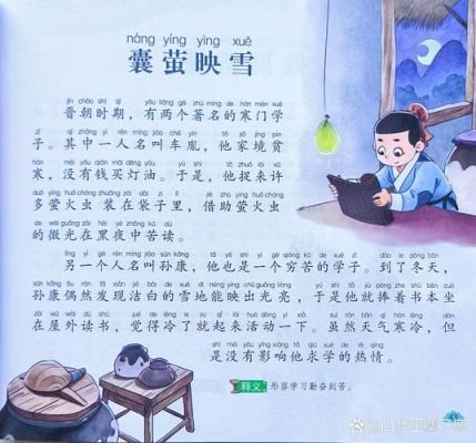 成语囊萤映雪的故事,囊萤映雪的成语故事简短?