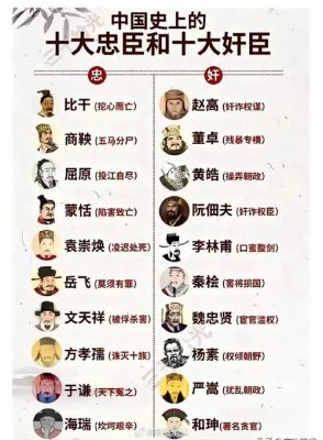 细数历史上那些你不知道是奸臣还是忠臣的人?历史中的忠臣?