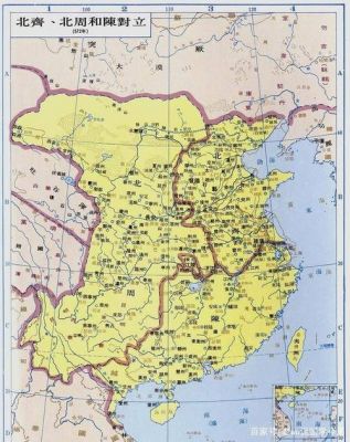 中国古代地图——南北朝地图?中国古代地图南北相反?