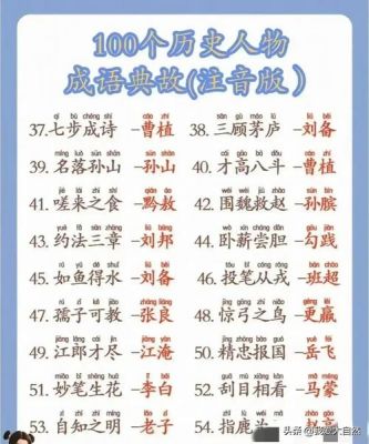 历史人物成语故事的典故,历史人物成语故事的典故是什么?