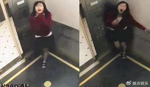 蓝可儿电梯监控录像,蓝可儿电梯内监控视频?